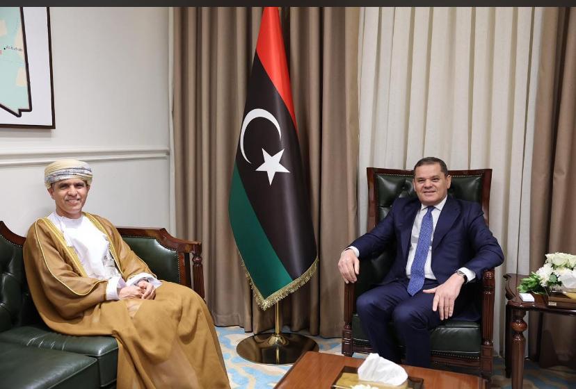 الدبيبة يستقبل سفير سلطنة عُمان.